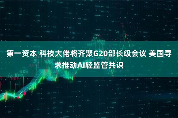 第一资本 科技大佬将齐聚G20部长级会议 美国寻求推动AI轻监管共识
